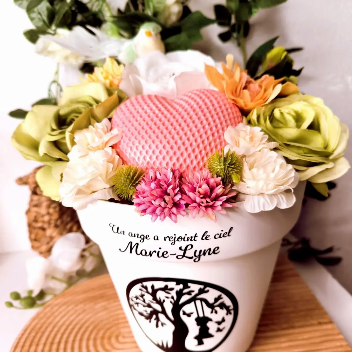 Pot funéraire personnalisable