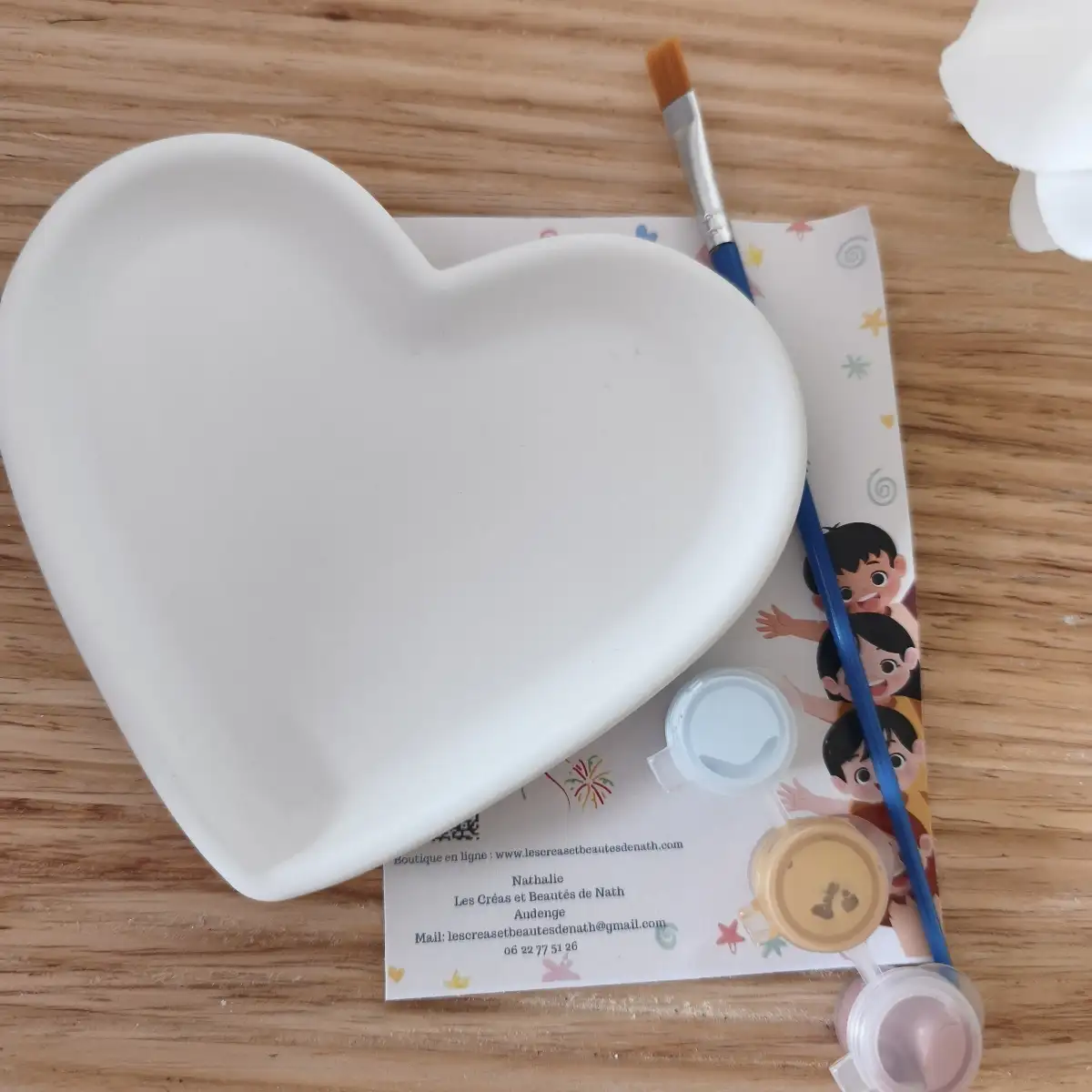 Kit coeur à peindre