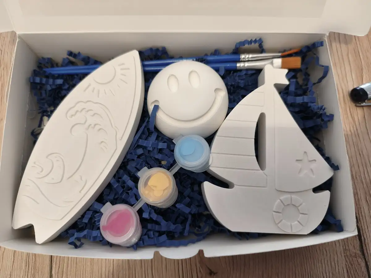 Coffret à peindre thème Summer Beach
